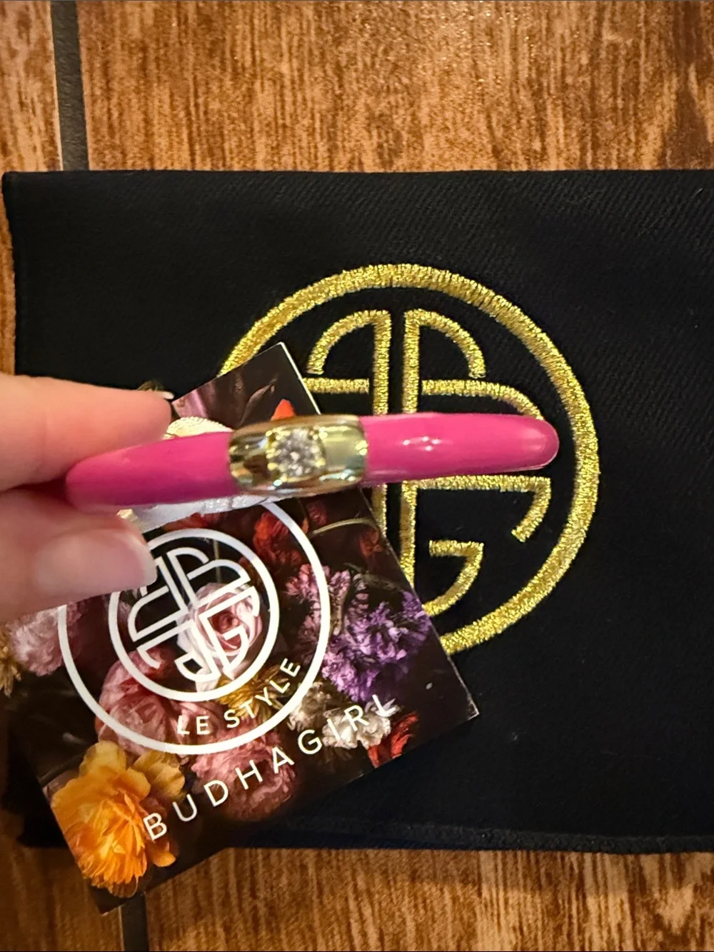 EPIC pink all weather bangle